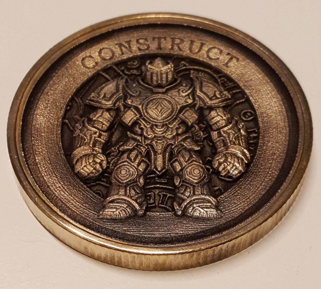 MTG Construct-Token aus Messing